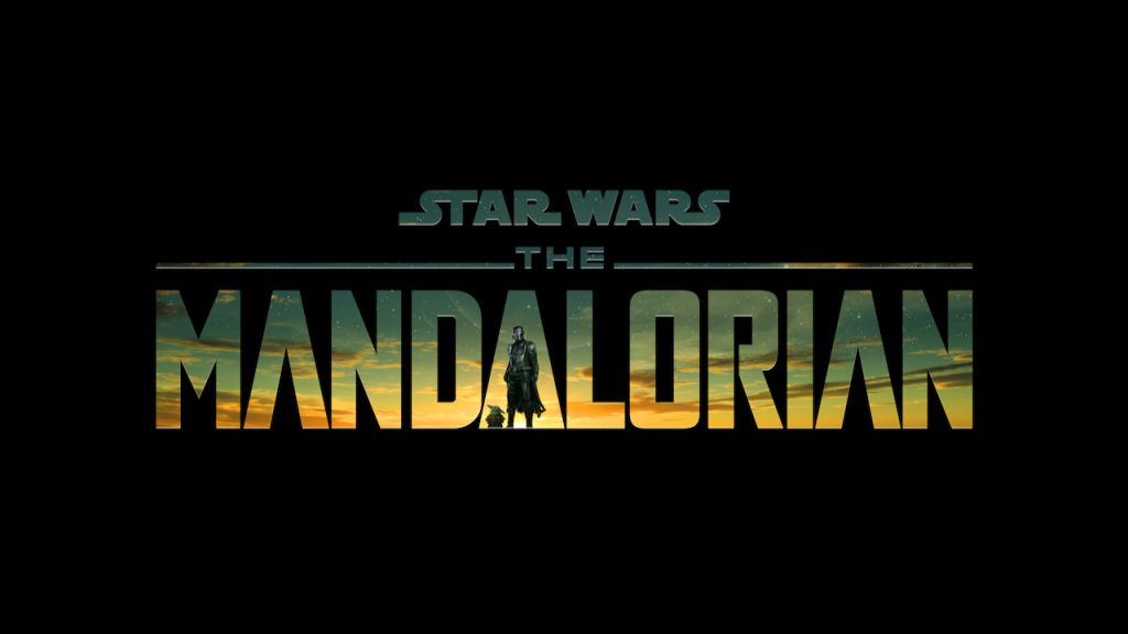 Title art for the Disney Original Star Wars series, The Mandalorian, on Disney+. 