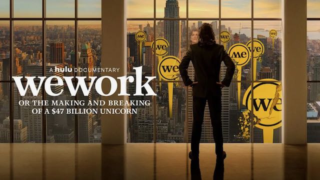 Title art for the documentary WeWork