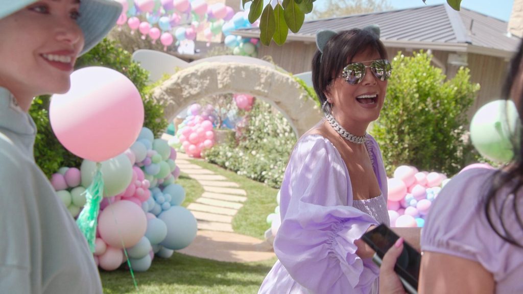 A still image of Kris Jenner from S2 of The Kardashians.